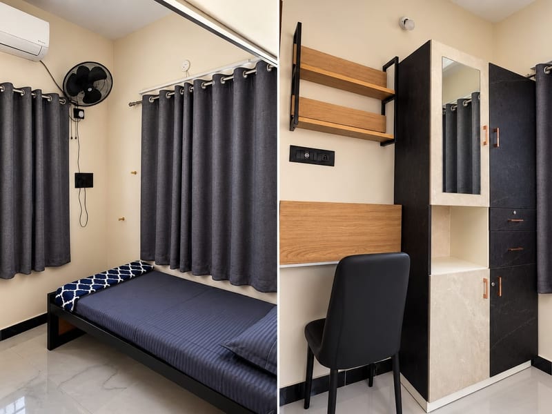 Single Occupancy room at Lively Nest